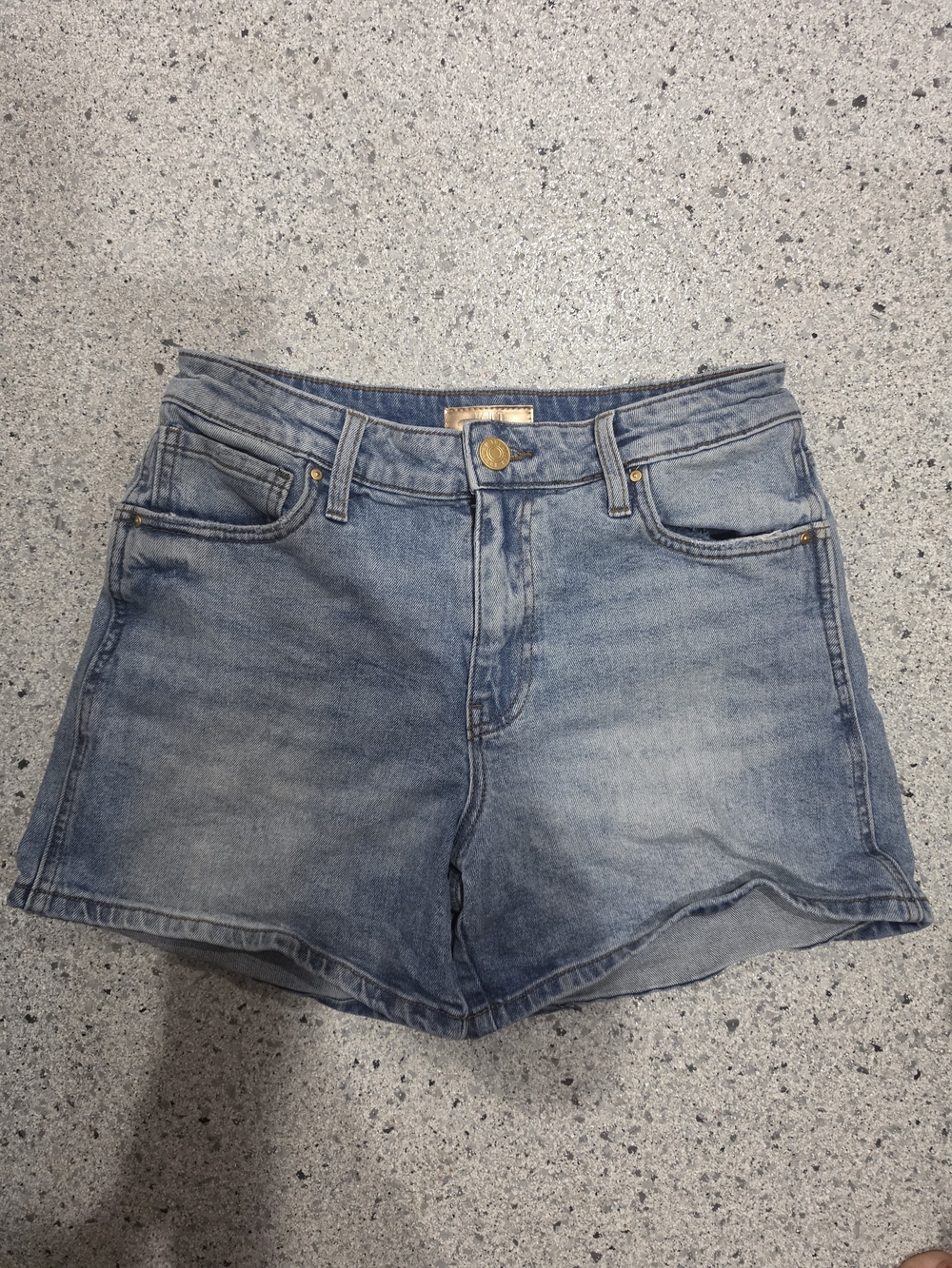 KUT From The Kloth Jane High Rise Denim Shorts Size 2